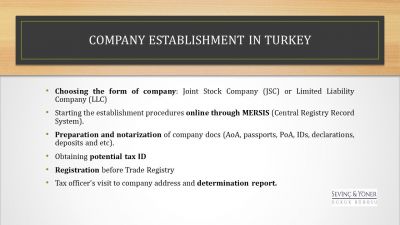 Company Establishment Web